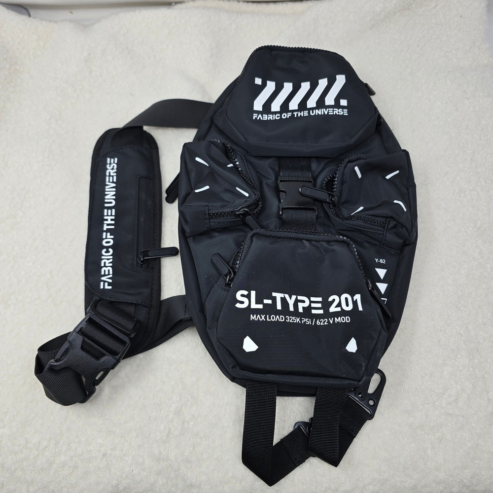 Fabric of the Universe SL-TYPE 201 Sling Bag Black Techwear Tactical